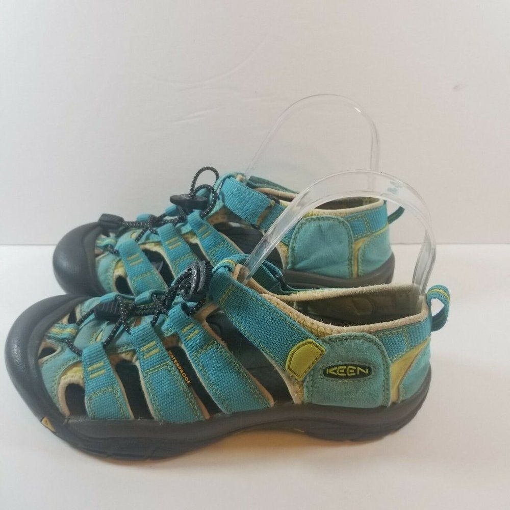 Keen Kids 5 Aqua Blue Newport H2 Hiking Sport Water Sandals 1012314